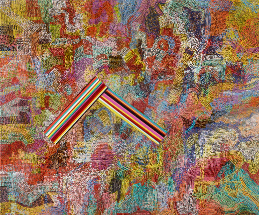 Werner Mannaers, The Palermo Series (Chapter 2), 2015, mixed media and collage on canvas, 180 x 160 cm (courtesy of the artist)