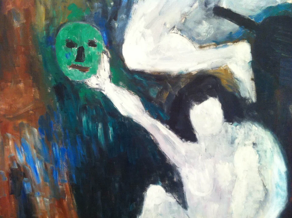 (detail) Jan Müller, Walpurgisnacht-Faust I, 1956 (courtesy of Lori Bookstein Fine Art)