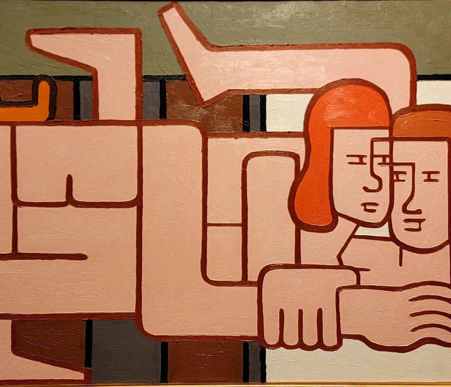 (detail) Franklin Einspruch, Private Life, oil on canvas, 2022 (courtesy of the artist)